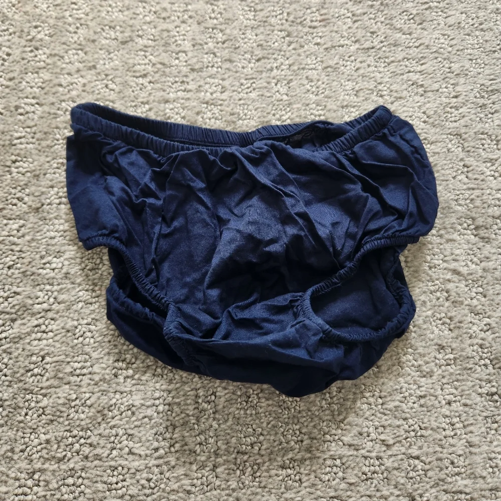 Janie and jack blue diaper cover bloomer size 12-18‎ months